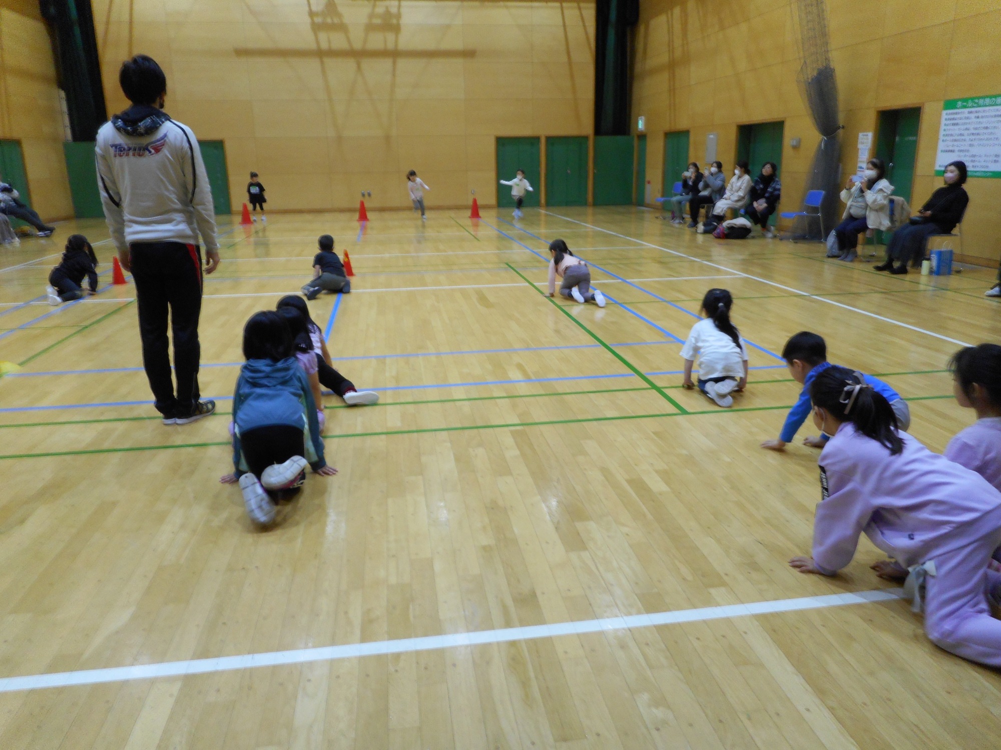 かけっこ教室様子写真2