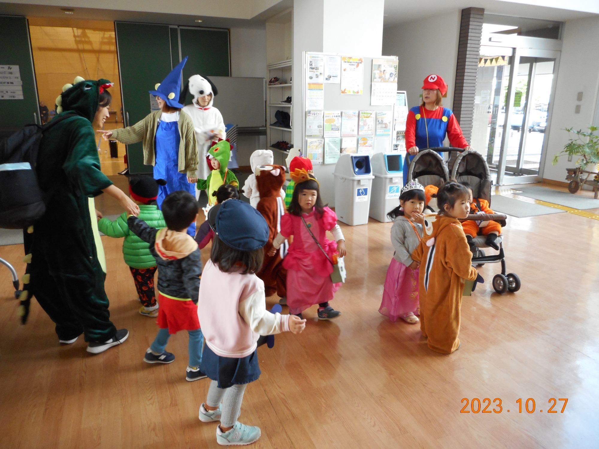 子ども達のハロウィンの様子写真