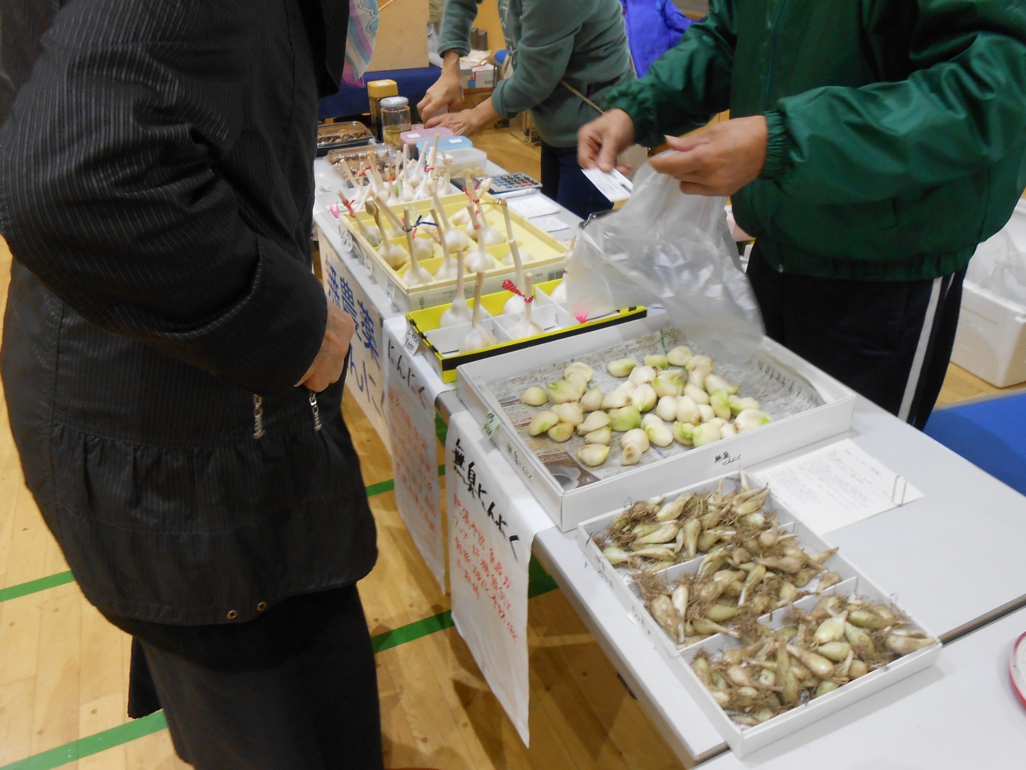 ニンニクの販売