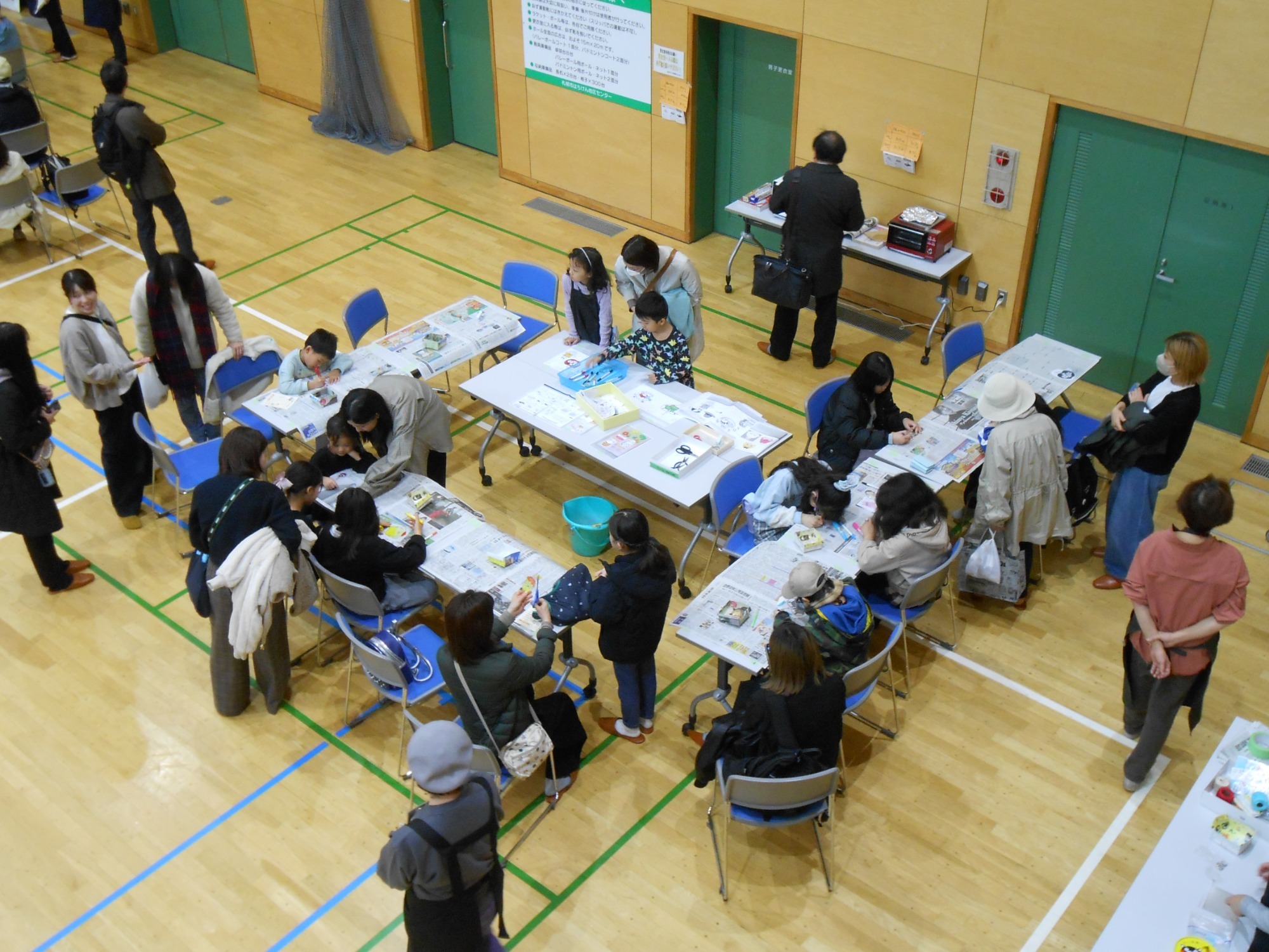 プラバン作りの様子