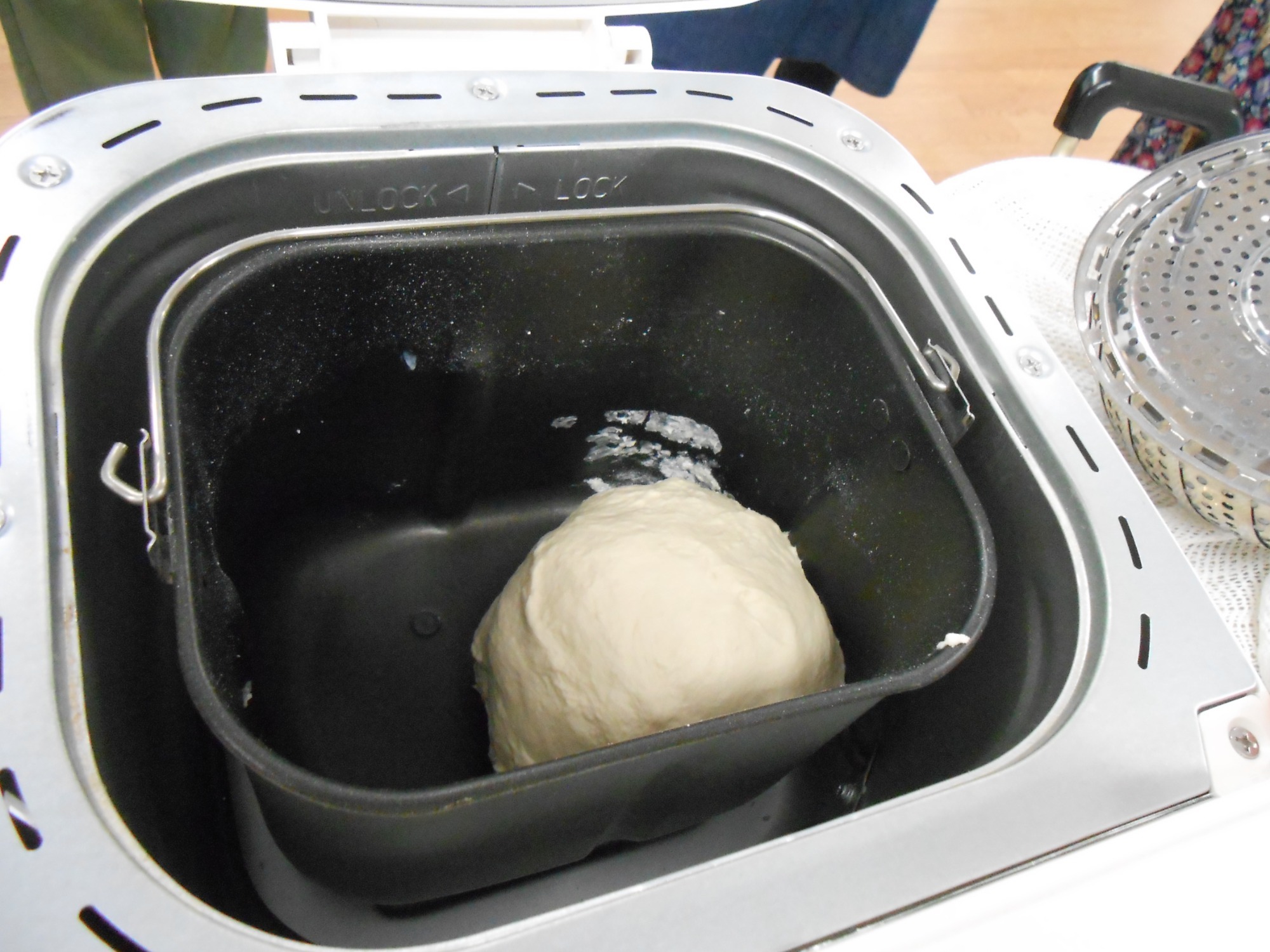 ホームベーカリーの生地