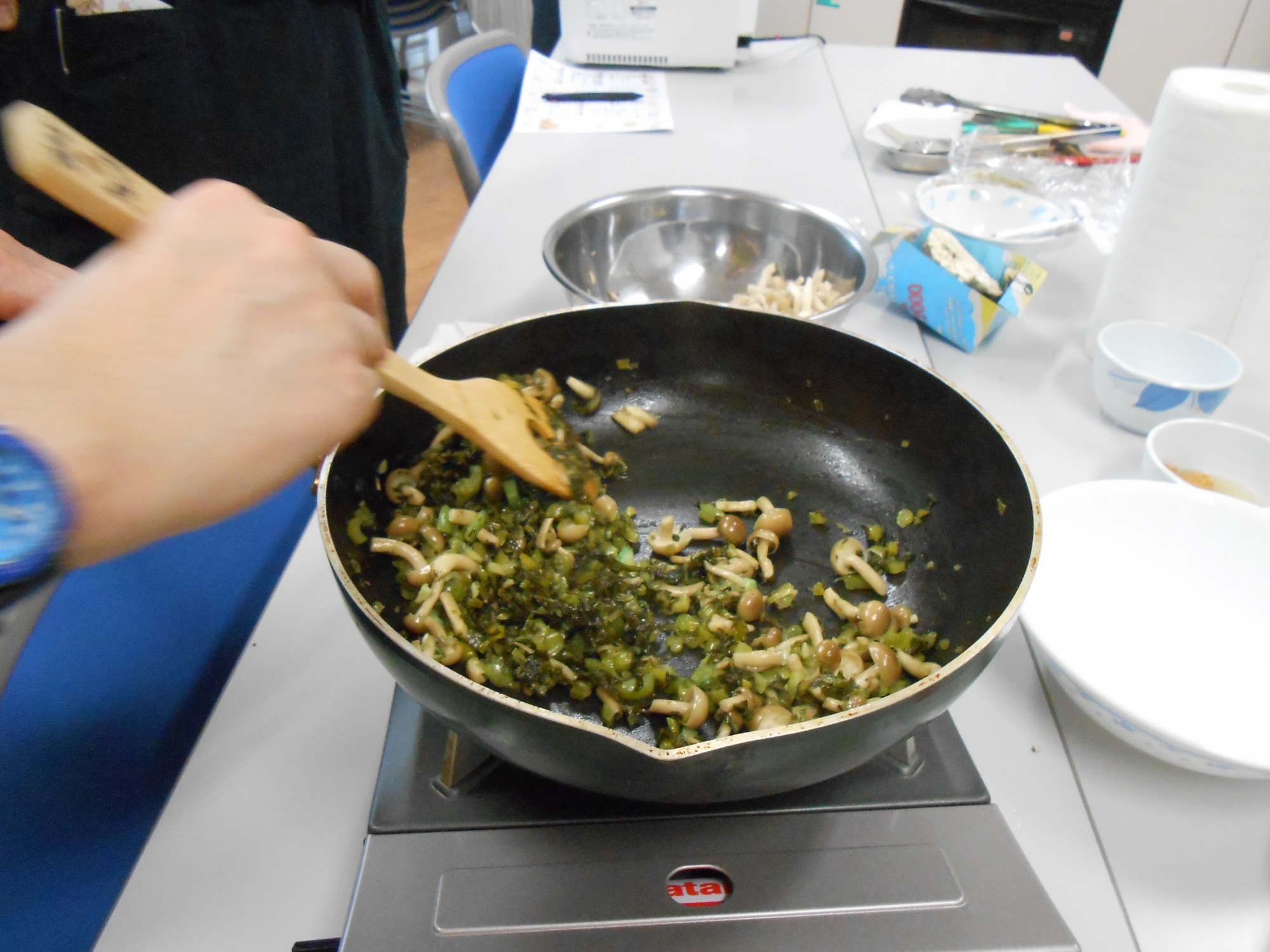 おやきの具材炒め